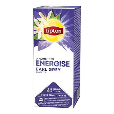 Juodoji arbata LIPTON Earl Grey, aromatizuota, 25 vnt.-Juodoji arbata-Arbata