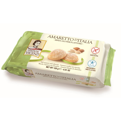 Sausainiai VICENZOVO Amaretto Soft, 125 g-Sausainiai-Saldumynai