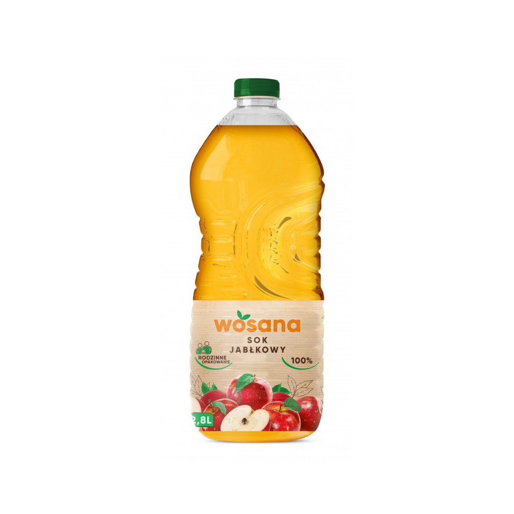Sultys WOSANA, obuolių, 100%, 2.8 l, PET-Sultys, nektarai, sulčių gėrimai-Nealkoholiniai