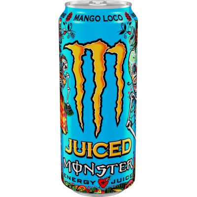 Energinis gėrimas MONSTER Juiced Mango Loco, 0,5 l-Energiniai gėrimai-Nealkoholiniai gėrimai
