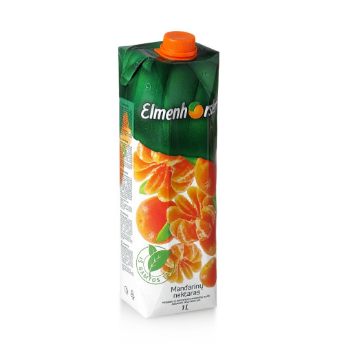 Mandarinų nektaras ELMENHORSTER, 50%, 1 l-Sultys, nektarai, sulčių gėrimai-Nealkoholiniai
