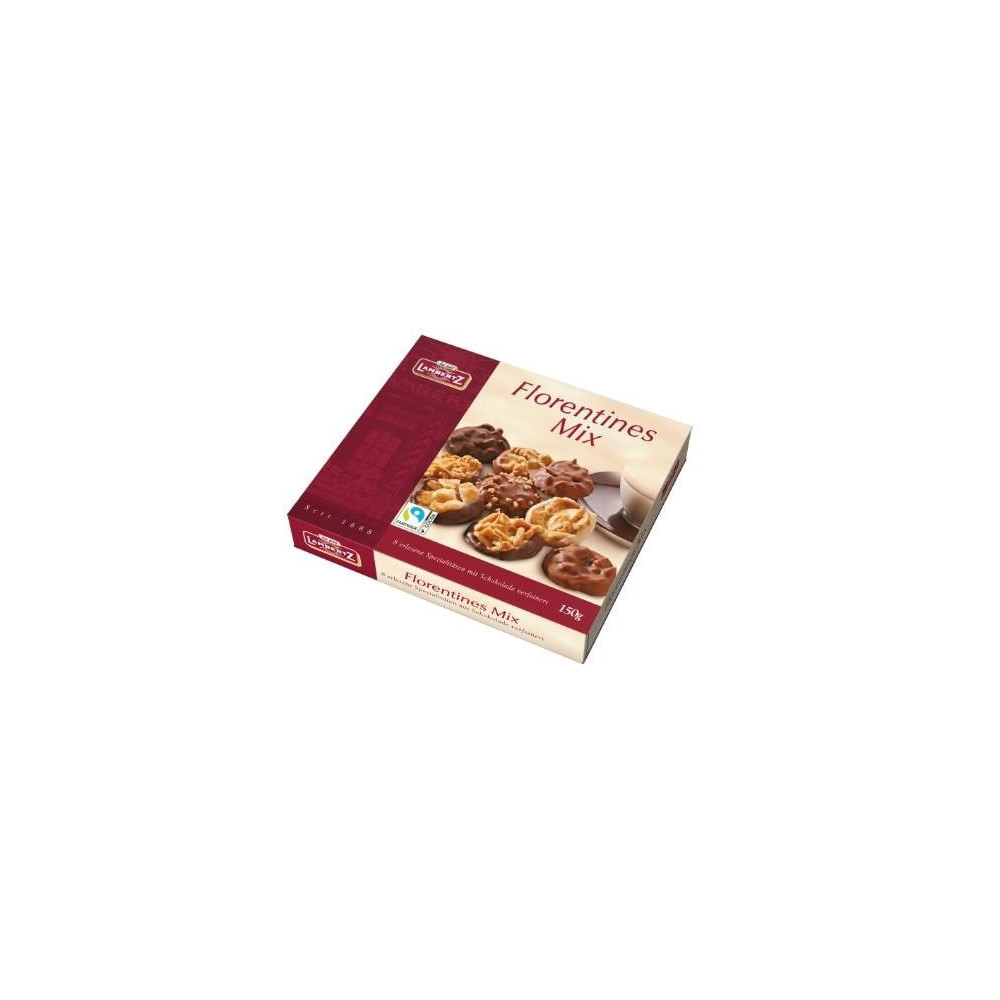 Sausainių rinkinys LAMBERTZ Florentines Mix, 150 g-Sausainiai-Saldumynai