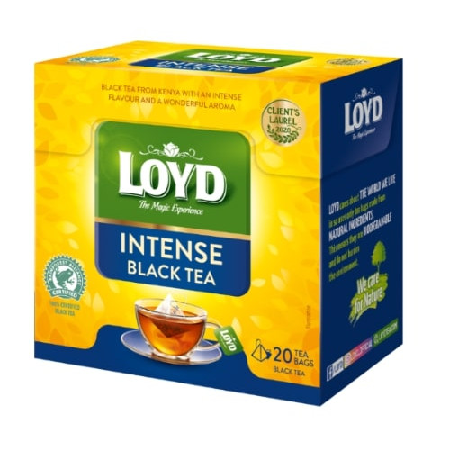 Juodoji arbata LOYD Black Intense, 20 x 2g-Juodoji arbata-Arbata