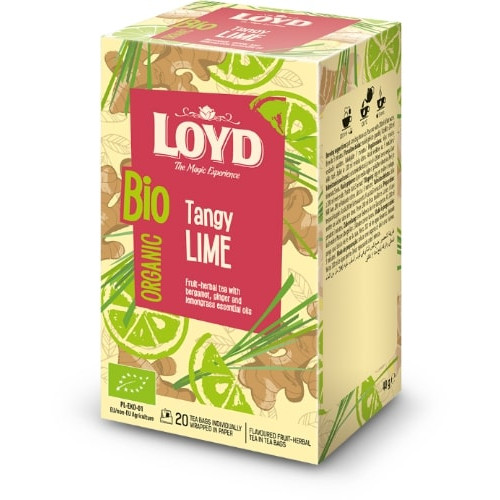 Ekologiška žolelių arbata LOYD Tangy Lime, 20 x 2g-Žolelių arbata-Arbata