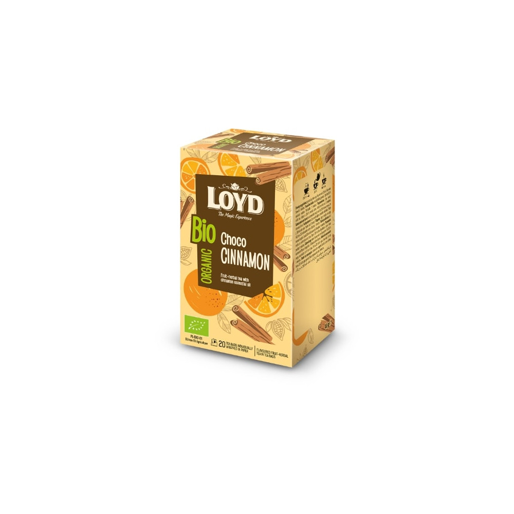Ekologiška žolelių arbata LOYD Choco Cinamon, 20 x 2g-Žolelių arbata-Arbata
