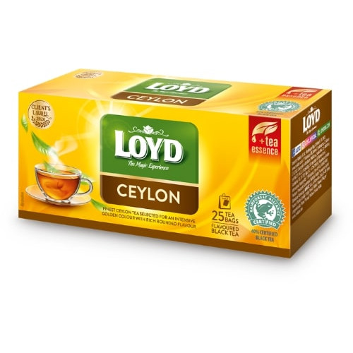 Aromatizuota juodoji arbata LOYD Ceylon, 25 x 2g-Juodoji arbata-Arbata