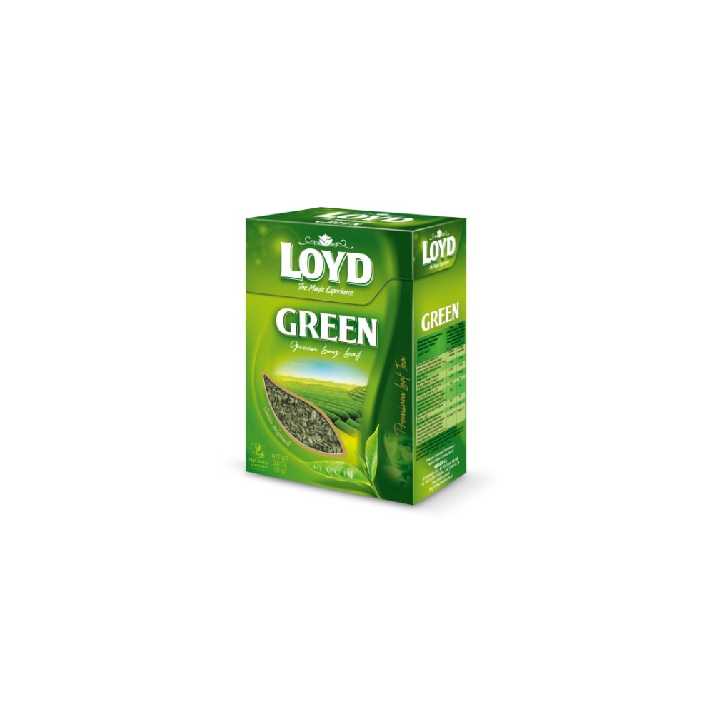 Biri žalioji arbata LOYD, 80g-Žalioji arbata-Arbata