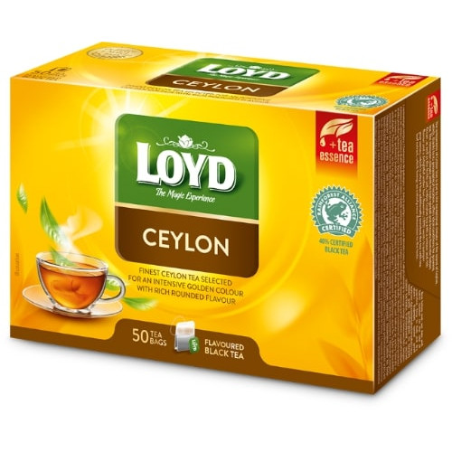 Aromatizuota juodoji arbata LOYD Ceylon, 50 x 2g-Juodoji arbata-Arbata