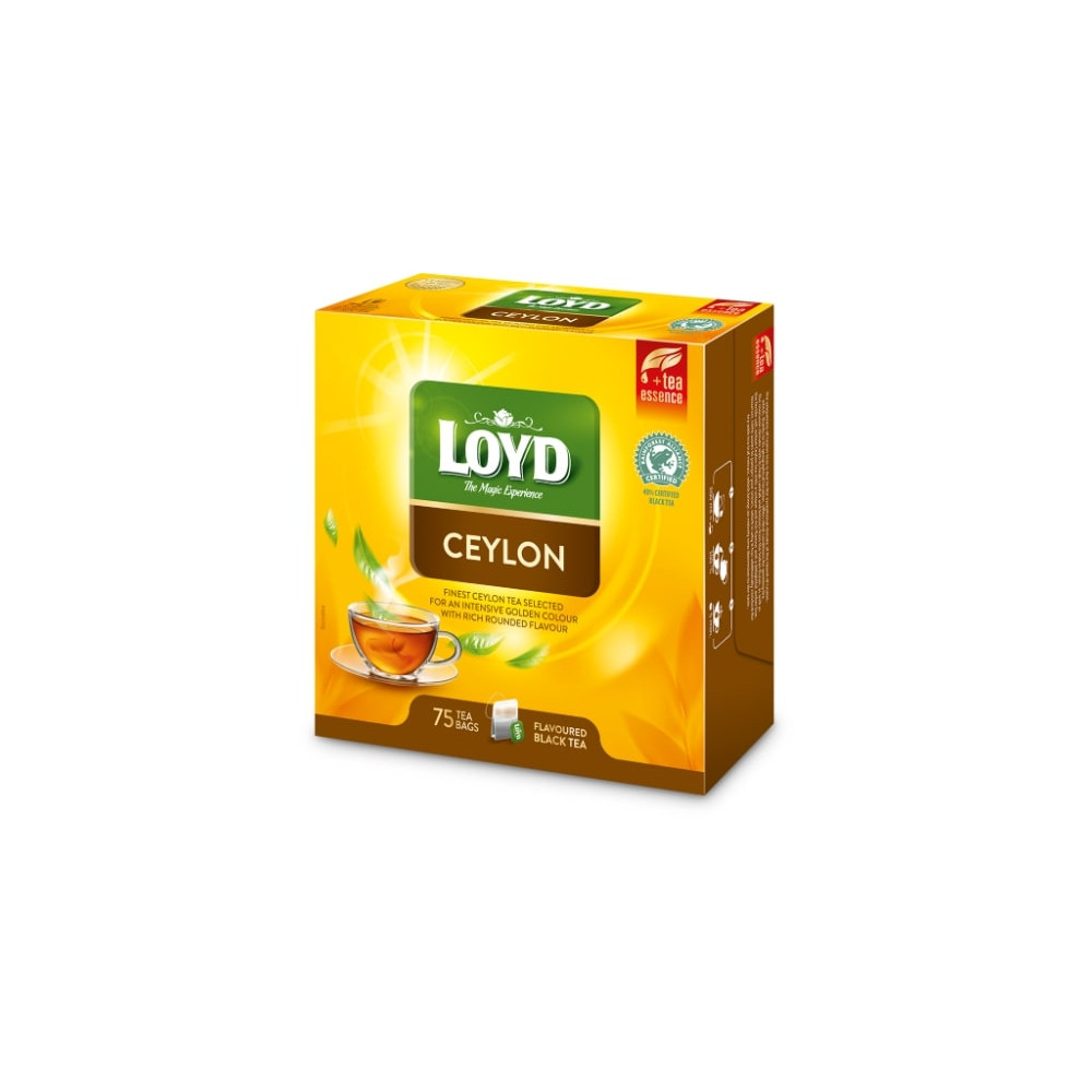 Aromatizuota juodoji arbata LOYD Ceylon, 75 x 2g-Juodoji arbata-Arbata