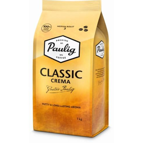 Kavos pupelės PAULIG Classic Crema, 1 kg-Kavos pupelės-Kava, kakava