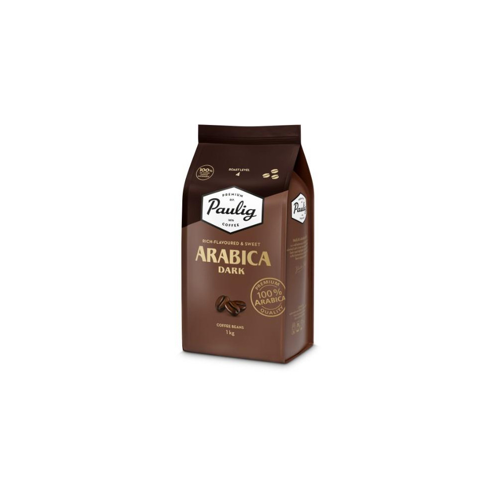 Kavos pupelės PAULIG Arabica, Dark 1 kg-Kavos pupelės-Kava, kakava
