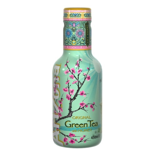 Žaliosios arbatos gėrimas ARIZONA, su medumi, 450ml PET D-Šaltoji arbata-Nealkoholiniai gėrimai