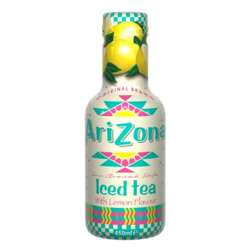 Šaltos arbatos gėrimas ARIZONA, citrinų skonio, 450ml PET D-Šaltoji arbata-Nealkoholiniai