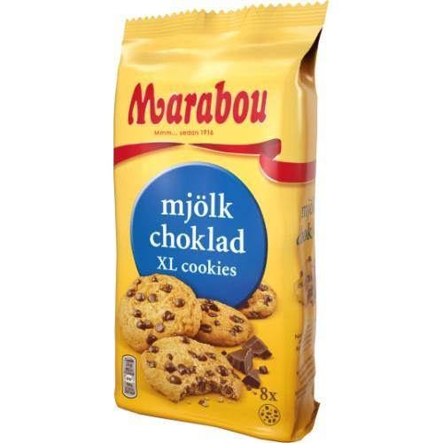 Sausainiai MARABOU, su pieniniu šokoladu, 184 g-Sausainiai-Saldumynai