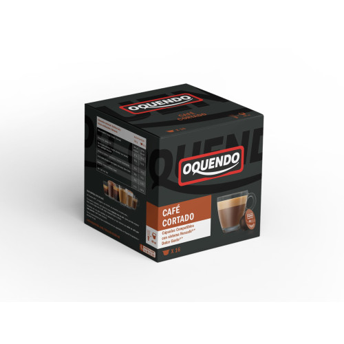 Kavos kapsulės OQUENDO, DG Macchiato, 16 vnt-Kavos kapsulės DOLCE GUSTO® aparatams-Kava, kakava