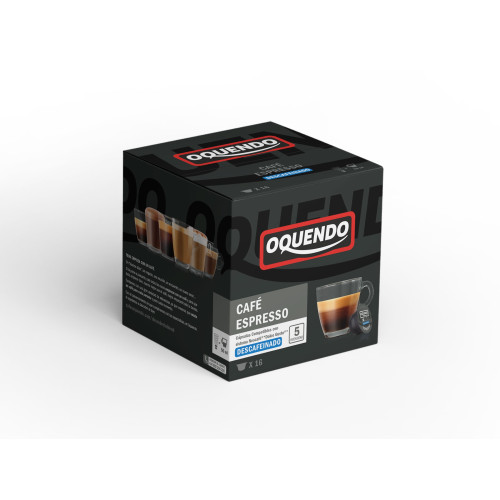 Kavos kapsulės OQUENDO, DG Espresso Decaffeinated, 16 vnt-Kavos kapsulės DOLCE GUSTO®