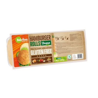 Mėsainių bandelės BALVITEN GLUTEN FREE, veganiška, 2x70 g-Veganiški produktai-Veganiški
