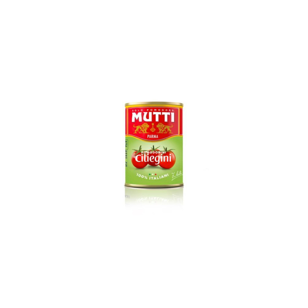 Konservuoti vyšniniai pomidorai MUTTI, 400/240 g-Konservuotos daržovės-Bakalėja