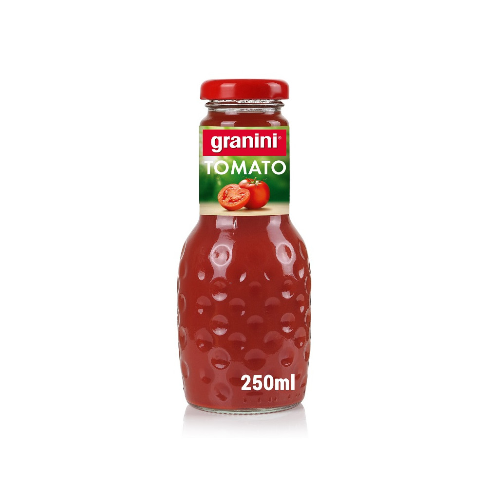 Pomidorų sultys GRANINI, 100 %, 0,25 l D-Sultys, nektarai, sulčių gėrimai-Nealkoholiniai