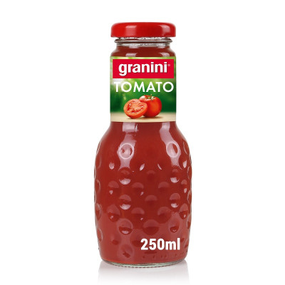 Pomidorų sultys GRANINI, 100 %, 0,25 l D-Sultys, nektarai, sulčių gėrimai-Nealkoholiniai