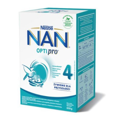 Pieno gerimas vaikams NAN OPTIPRO 4, praturtintas vitaminais ir mineralais, nuo 2 metu