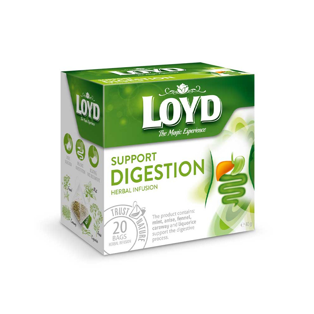 Arbata LOYD Supporting Digestion 20x2g-Žolelių arbata-Arbata