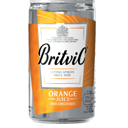 Gaivusis gėrimas BRITVIC Orange juice, 150ml, D-Sultys, nektarai, sulčių