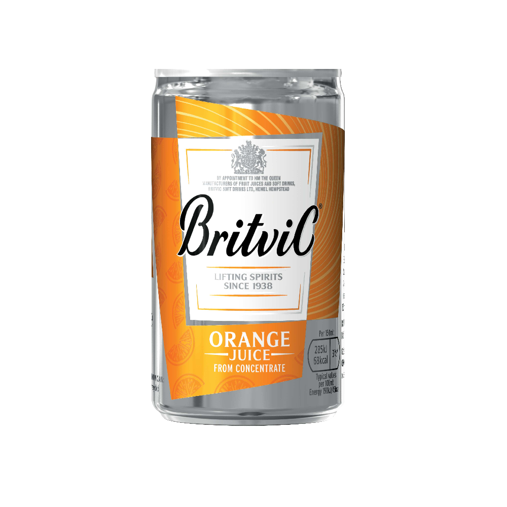 Gaivusis gėrimas BRITVIC Orange juice, 150ml, D-Sultys, nektarai, sulčių