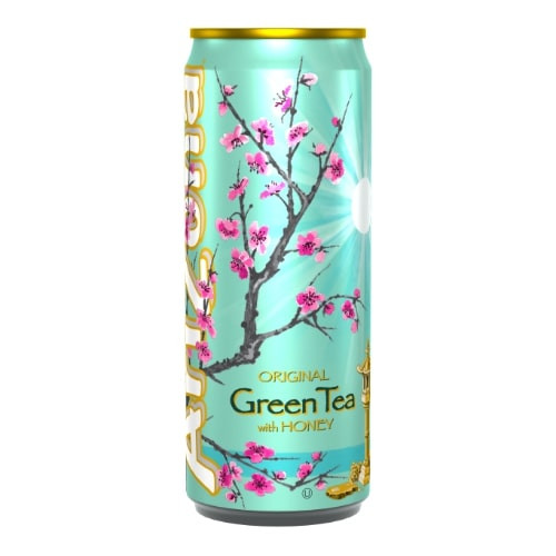 Žaliosios arbatos gėrimas ARIZONA, su medumi, 0,33 l D-Šaltoji arbata-Nealkoholiniai gėrimai