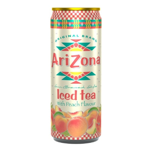 Šaltos arbatos gėrimas ARIZONA, persikų skonio, 0,33 l D-Šaltoji arbata-Nealkoholiniai gėrimai