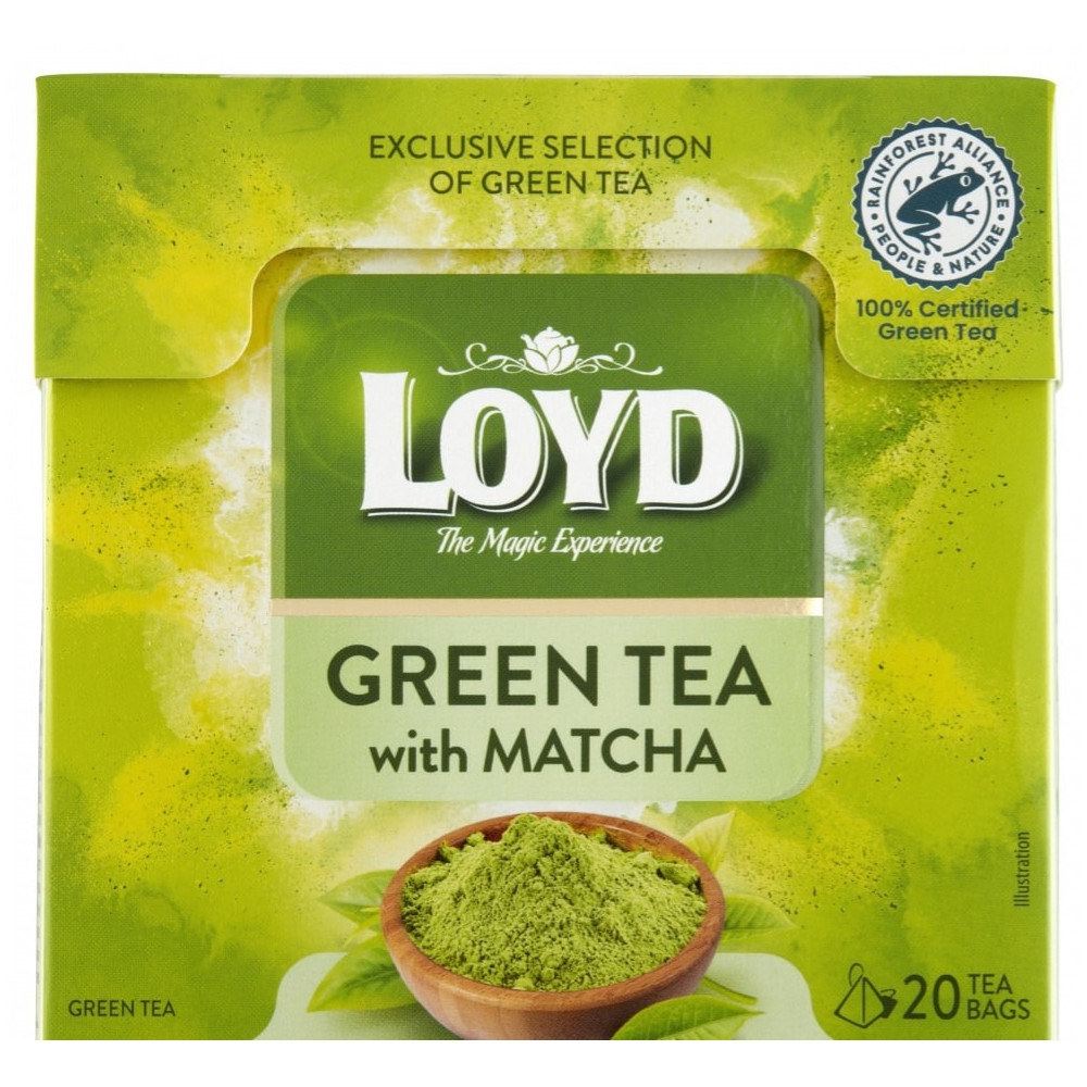 Žalioji arbata LOYD Green Matcha, 20 x 1.5g-Žalioji arbata-Arbata