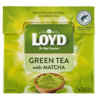 Žalioji arbata LOYD Green Matcha, 20 x 1.5g-Žalioji arbata-Arbata