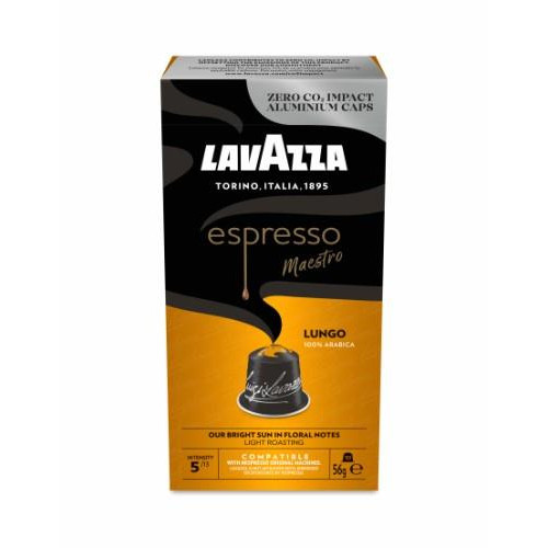 Kavos kapsulės LAVAZZA Espresso Lungo, 10vnt-Lavazza kavos kapsulės-Kava, kakava