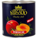 Persikų puselės MIKADO, 2,5 kg / 1,5 kg-Konservuoti vaisiai ir uogos-Bakalėja