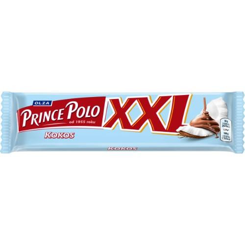 Vaflinis batonėlis PRINCE POLO, su kokosų įdaru, glaistytas pieniniu šokoladu, 50
