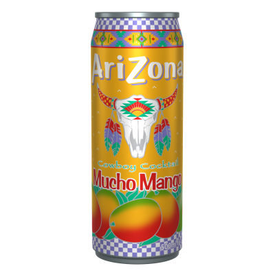 Gaivusis gėrimas ARIZONA Mucho Mango, mangų skonio, 500 ml D-Šaltoji arbata-Nealkoholiniai