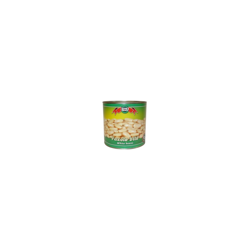 Konservuotos pupelės ESSA, baltos, 2,6 kg / 1,5 kg-Konservuotos daržovės-Bakalėja