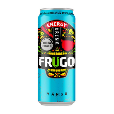 Energinis gėrimas FRUGO Mango, 330 ml-Energiniai gėrimai-Nealkoholiniai gėrimai