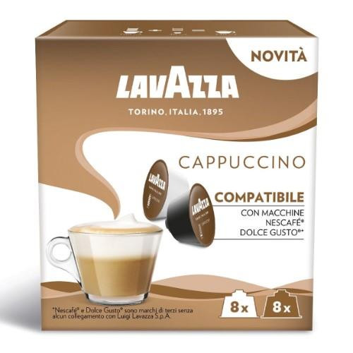 Kavos kapsulės LAVAZZA Cappuccino, 16vnt., 200 g-Lavazza kavos kapsulės-Kava, kakava
