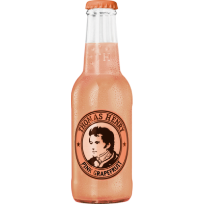 Gazuotas gaivusis gėrimas THOMAS HENRY Pink Grapefruit, nealk., 0,2l but.D-Gaivieji