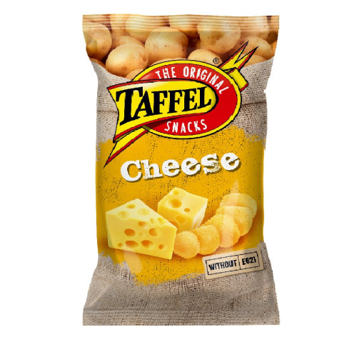 Traškučiai TAFFEL sūrio skonio, 180g-Traškučiai, tortilijos-Užkandžiai