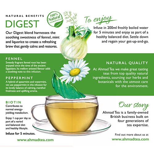 Ahmad Tea Natūrali arbata ''Digest''-Žolelių arbata-Arbata