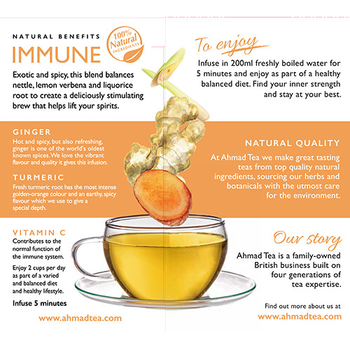 Ahmad Tea Natūrali arbata ''Immune''-Žolelių arbata-Arbata