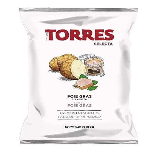Bulvių traškučiai TORRES, Foie gras skonio, 150 g-Traškučiai, tortilijos-Užkandžiai