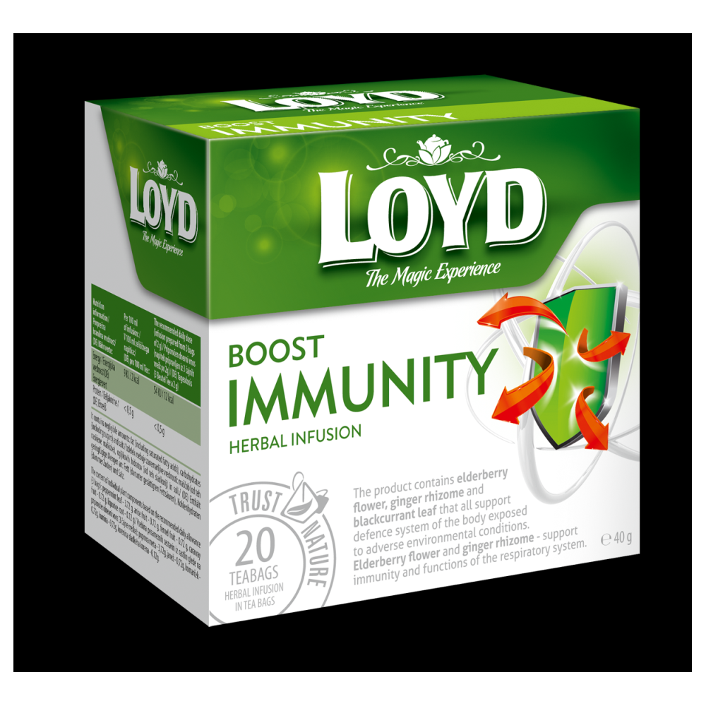 Žolelių arbata LOYD Boost Immunity, 20 x 2g-Žolelių arbata-Arbata