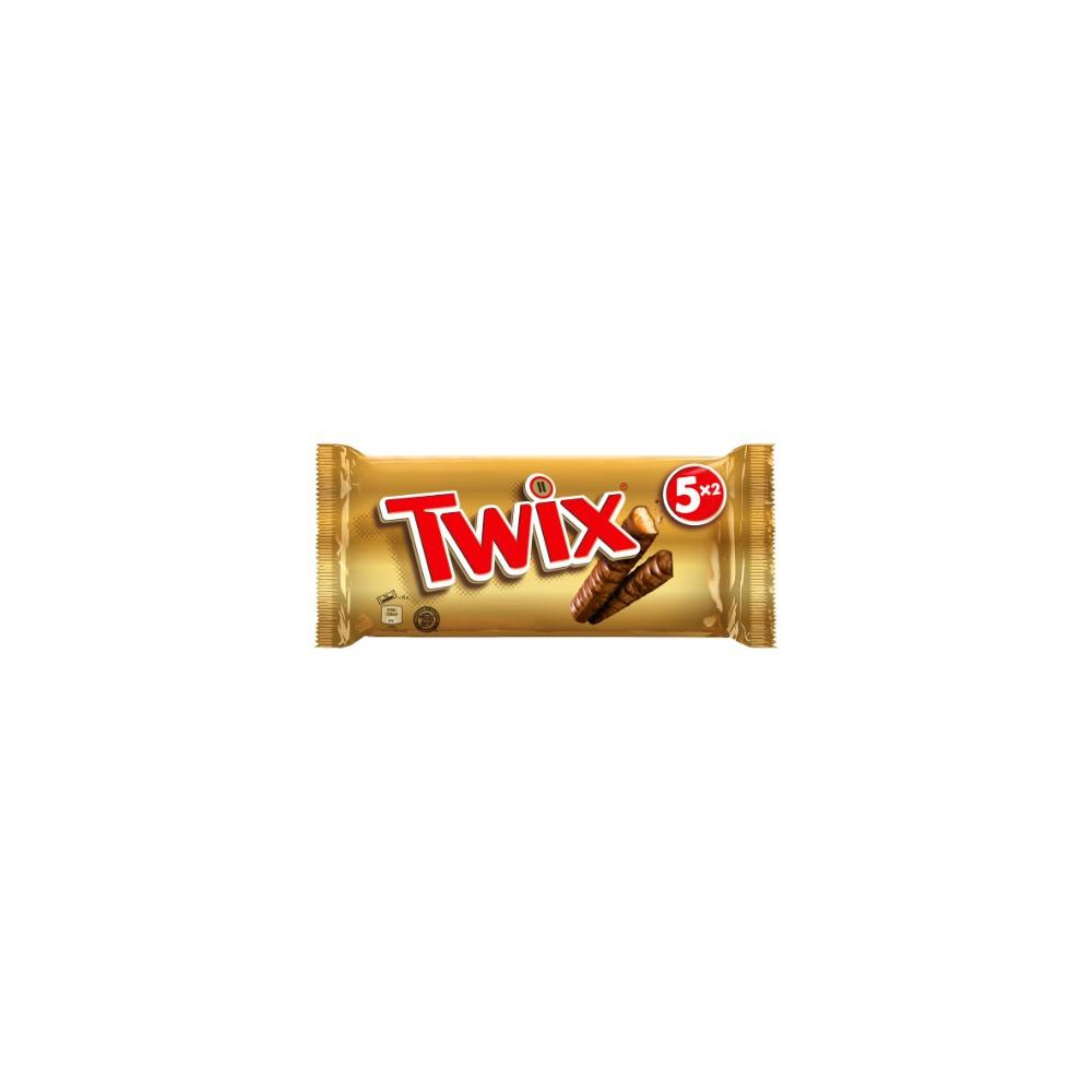 Šokoladinis batonėlis TWIX, 5x25g-Šokoladiniai batonėliai-Saldumynai