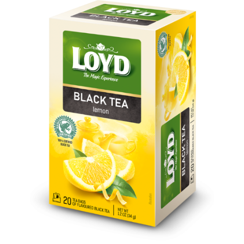 Juodoji arbata LOYD, su citrinų aromatu, 20x1.7g-Juodoji arbata-Arbata