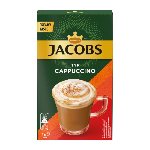 Kavos gėrimas JACOBS Classic Cappuccino, 92,8 g-Tirpi kava-Kava, kakava