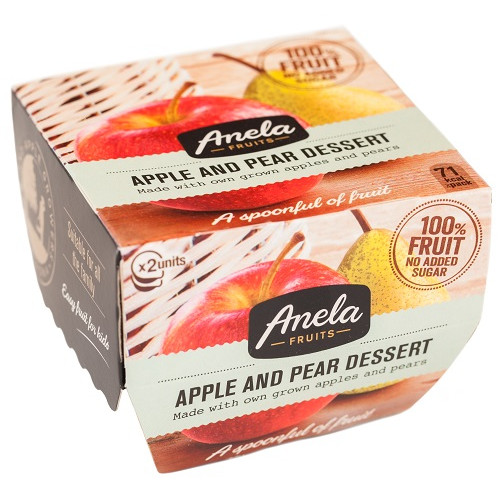 Natūrali tyrelė ANELA, obuolių ir kriaušių, be pridėtinio cukraus, 200g-Tyrelės-Kūdikių maistas