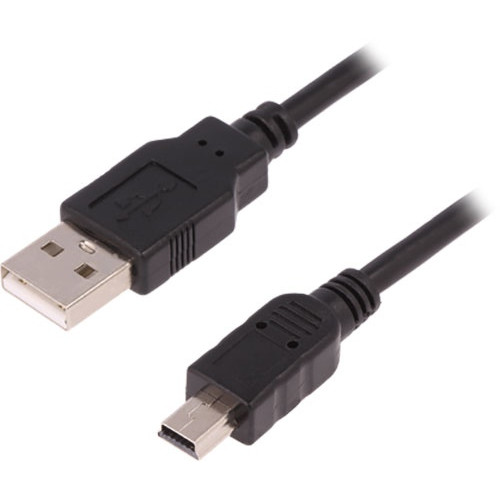 Qoltec USB kabelis 1,8m A male to Mini USB B male-Kiti priedai-Kompiuterių priedai